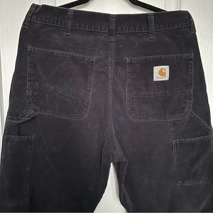CARHARTT WIP Corduroy Carpenter Pants Dark Blue Sz 32